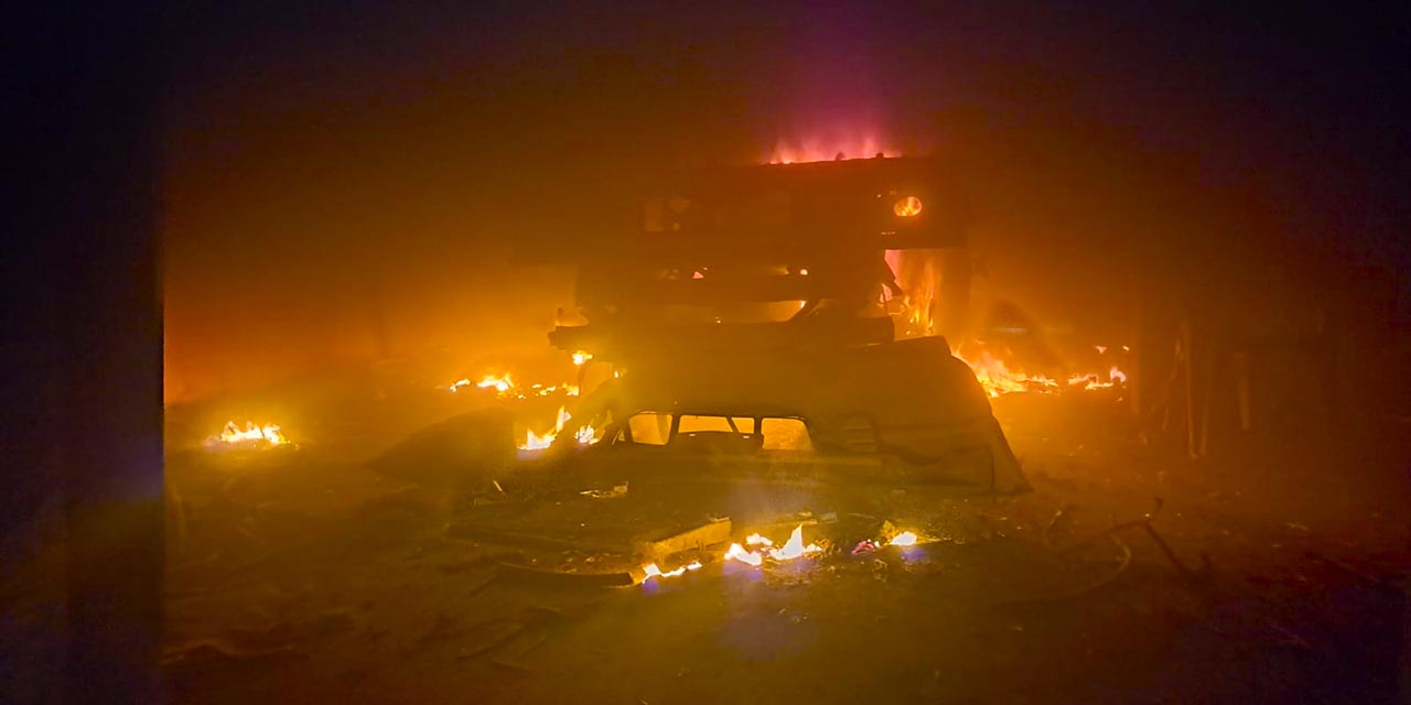 Fuego consume local y auto en Zimatlán | El Imparcial de Oaxaca