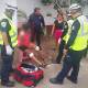 Auxilian a mujer derrapada en Juchitán