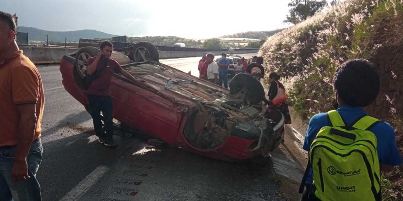 Los afectados fueron trasladados a un hospital a bordo de un vehículo particular.