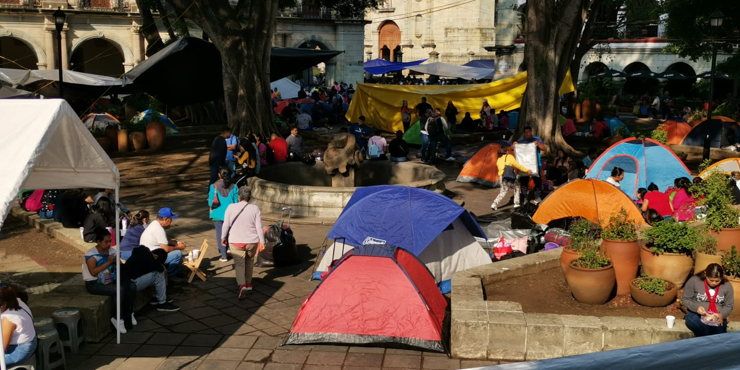 Realiza Sección 22 jornada de protesta de 72 horas | El Imparcial de Oaxaca