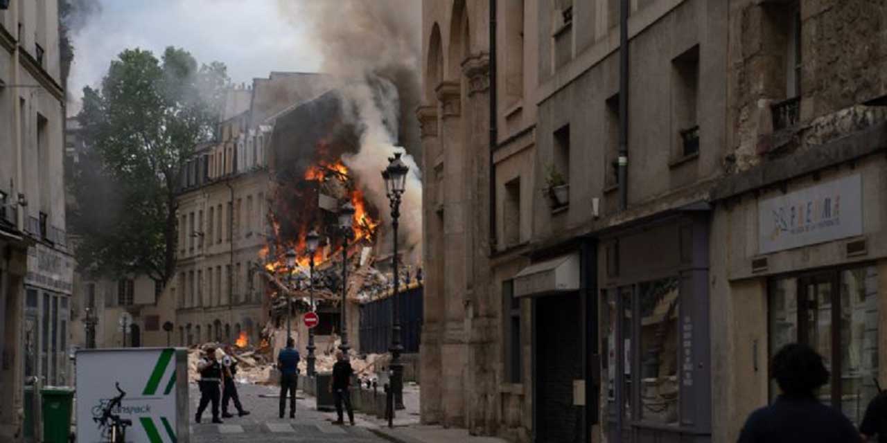 Explosión e incendio en el centro de París deja 24 heridos | El Imparcial de Oaxaca