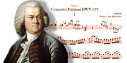 Concierto Italiano BWV 971. J. S. Bach.