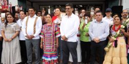 Foto: Luis Alberto Cruz / Con la participación de Piticó, el gobernador Salomón Jara inaugura el programa “Orgullo Oaxaca”.