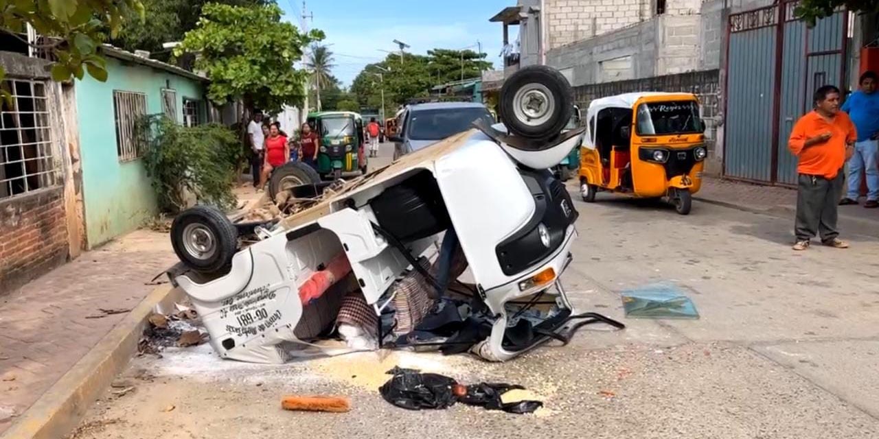 Accidente de mototaxi deja una lesionada | El Imparcial de Oaxaca