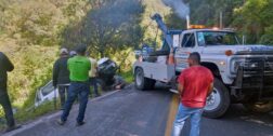 El accidente ocurrió a la altura de San Isidro de Morelos.