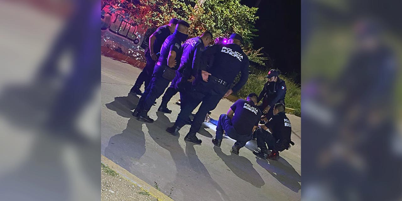El herido requirió ser trasladado a un hospital.