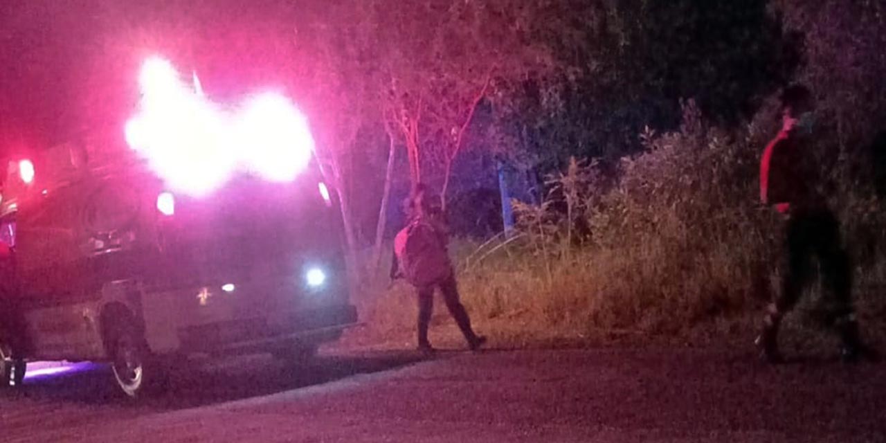 El joven fue trasladado al Hospital General Pilar Sánchez Villavicencio.