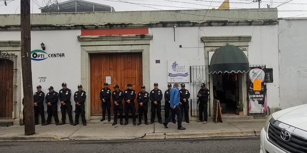 Foto: Jesús Santiago / El sábado corporaciones policiacas rodearon instalaciones del TJAyCC.