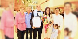 Francisco Erick Márquez estuvo acompañado por su familia, quienes le desearon lo mejor.