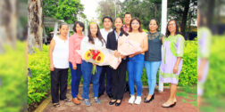 La familia festejó el gran éxito de Anel Pérez.