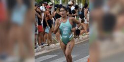 Cecilia Ramírez estuvo hace unas semanas en la Copa Mundial de Triatlón en Huatulco, como parte de su preparación.