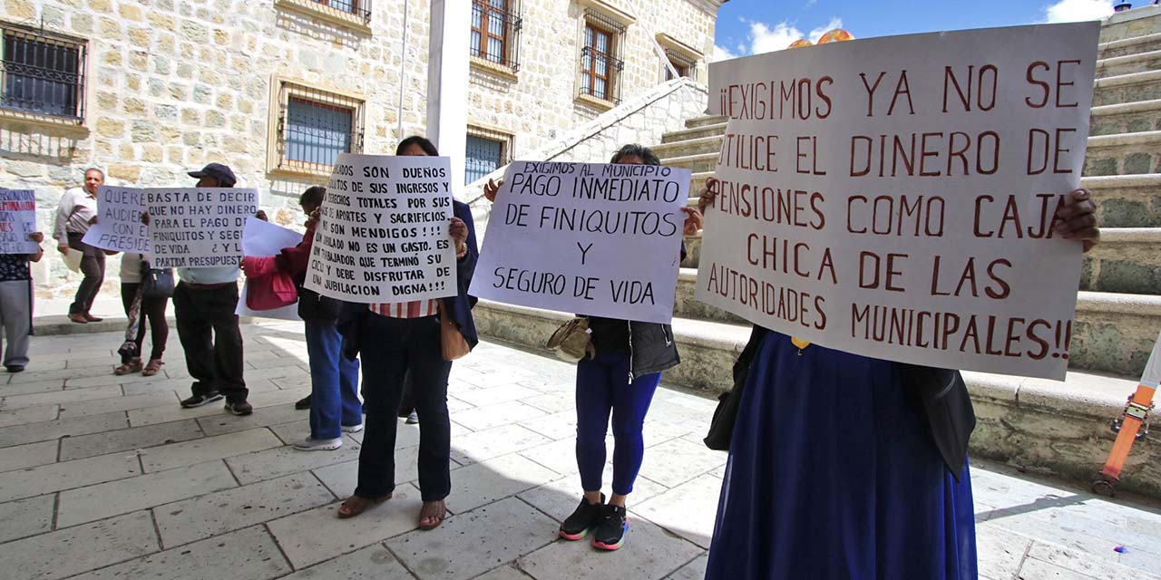Foto: Adrián Gaytán / Protesta de pensionados y jubilados en demanda de sus prestaciones.