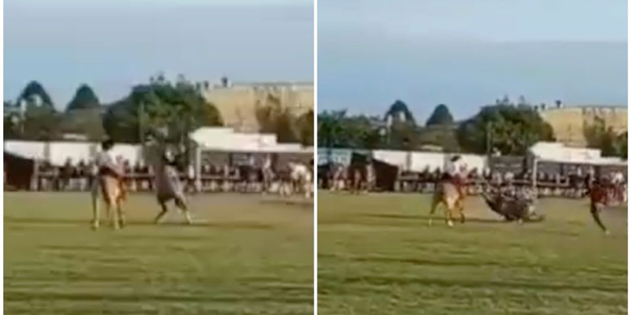 Joven jinete es aplastado por su caballo durante una exhibición en Argentina | El Imparcial de Oaxaca
