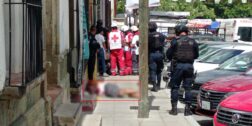 Foto: Andrés Carrera / Muerte en las calles del Centro Histórico de Oaxaca.
