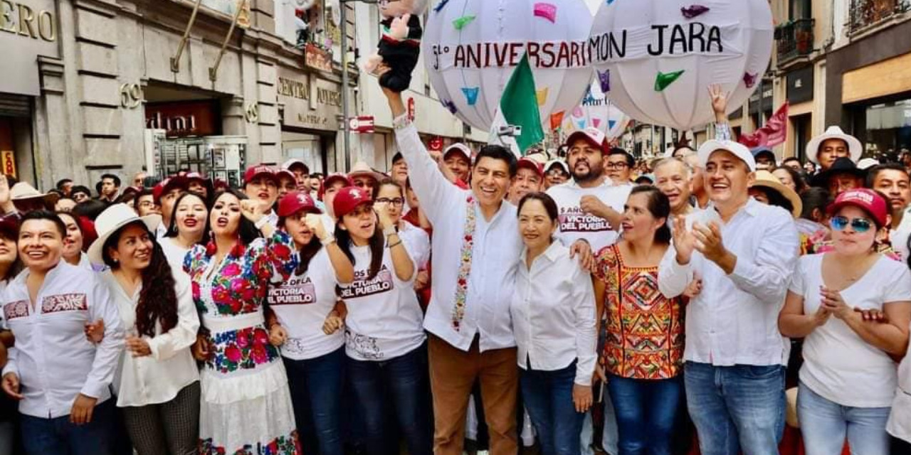 Celebra Nino Morales, quinto aniversario del triunfo de la Transformación 