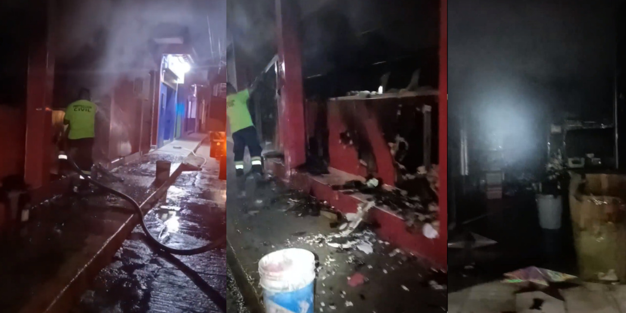 Incendio consume tienda Los Chinos en Tehuantepec | El Imparcial de Oaxaca