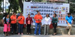 Foto: Adrián Gaytán / Integrantes de Colectivos de Oaxaca Unidos “Buscando a nuestros familiares desaparecidos”, demandan el apoyo de la ciudadanía para encontrar a sus seres queridos.