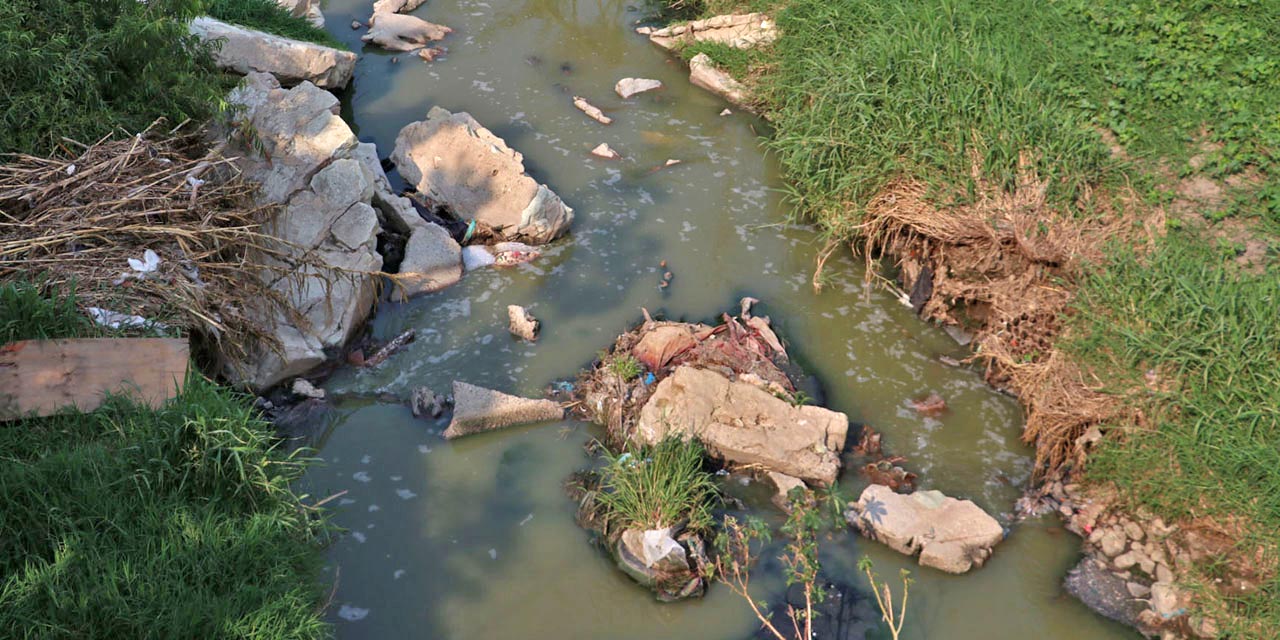 Las descargas ilegales de aguas residuales han contaminado en exceso este afluyente