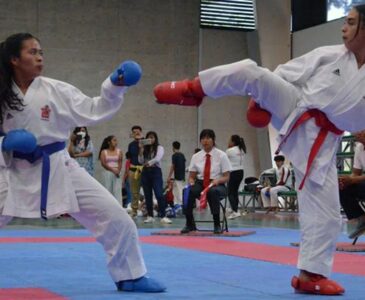 La actividad es coordinada por la Asociación Oaxaqueña de Karate y el Indeporte.