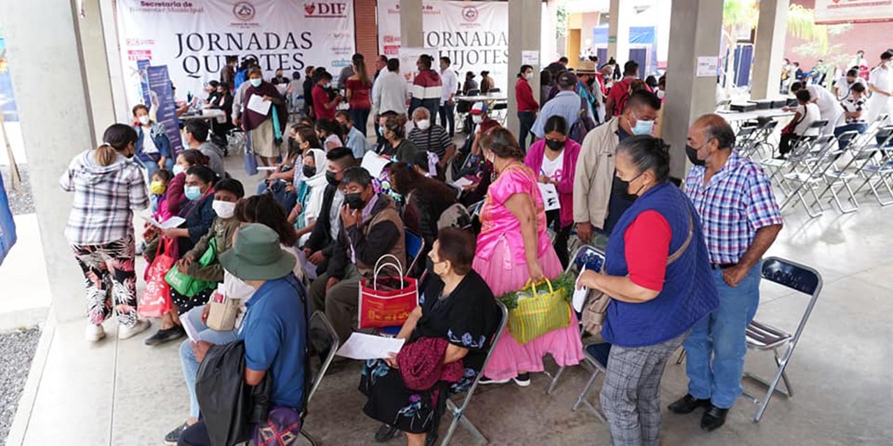 Foto: Municipio de Oaxaca de Juárez / Los Quijotes brindarán alrededor de 500 consultas por día.