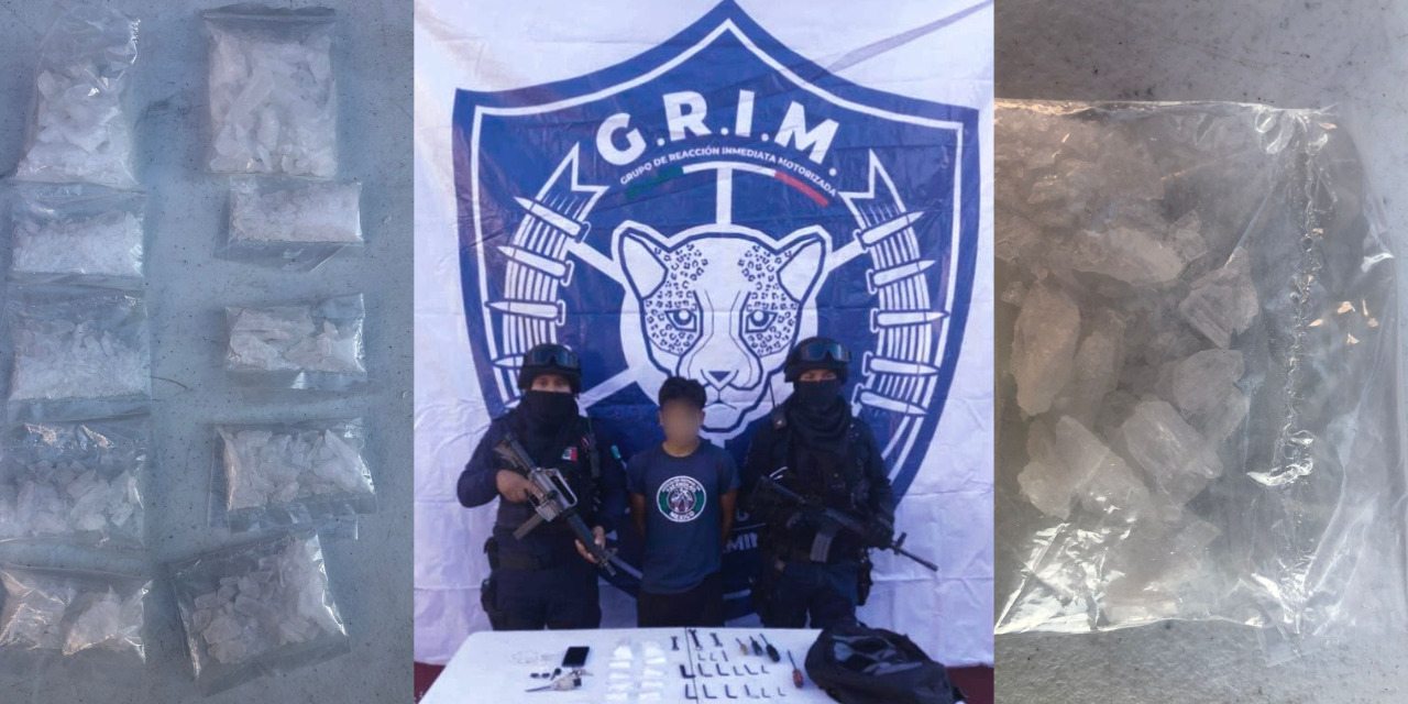 Cae con ‘cristal’ y diversas llaves presunto narcomenudista | El Imparcial de Oaxaca