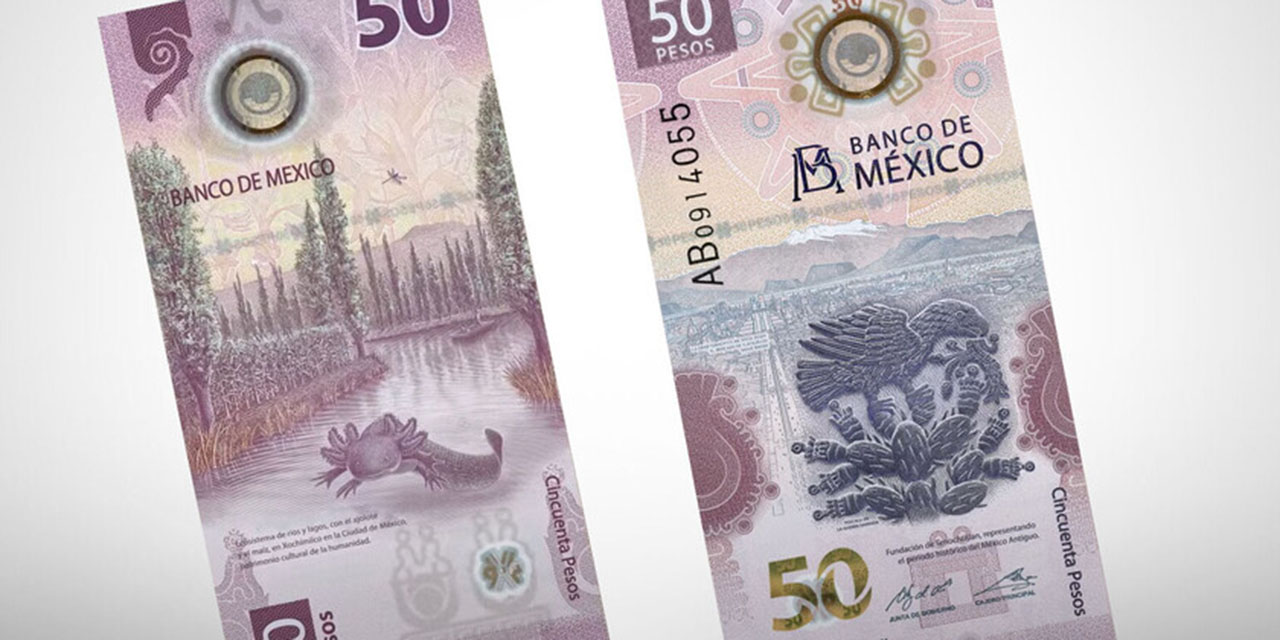 Billete de 50 pesos con ajolote podría valer hasta 3 millones por notorio error de imprenta | El Imparcial de Oaxaca