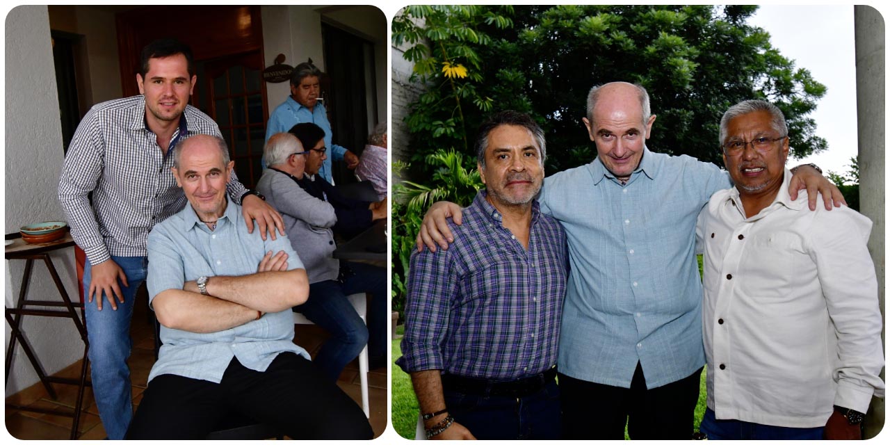 Alex Gantonas celebra con amigos | El Imparcial de Oaxaca