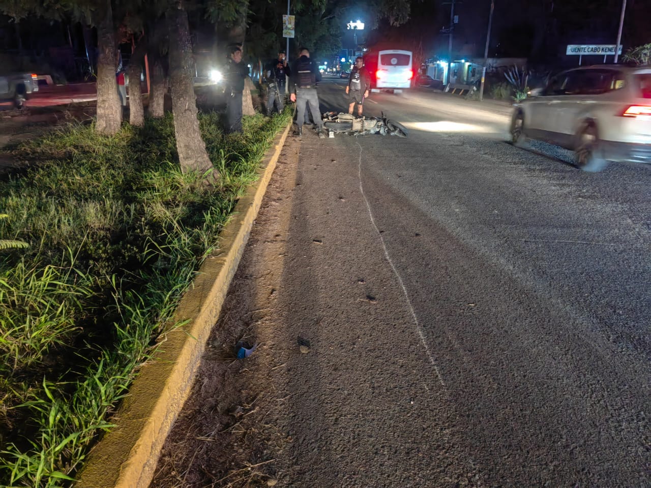Joven derrapa en su moto en Santa Lucía del Camino | El Imparcial de Oaxaca