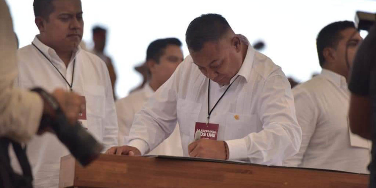 Por convicción, no por obligación, firma Chente Castellanos Acuerdo de la 4T | El Imparcial de Oaxaca