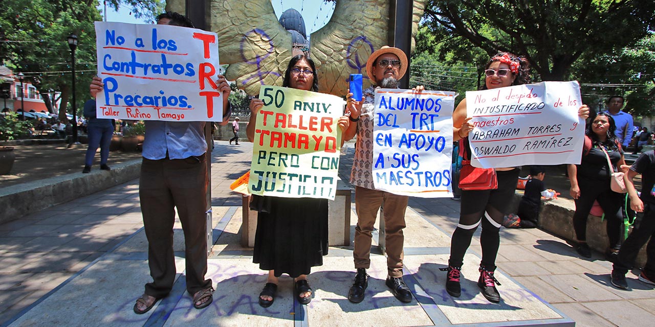Foto: Lisbeth Mejía / Infructuosa protesta en favor de profesores.