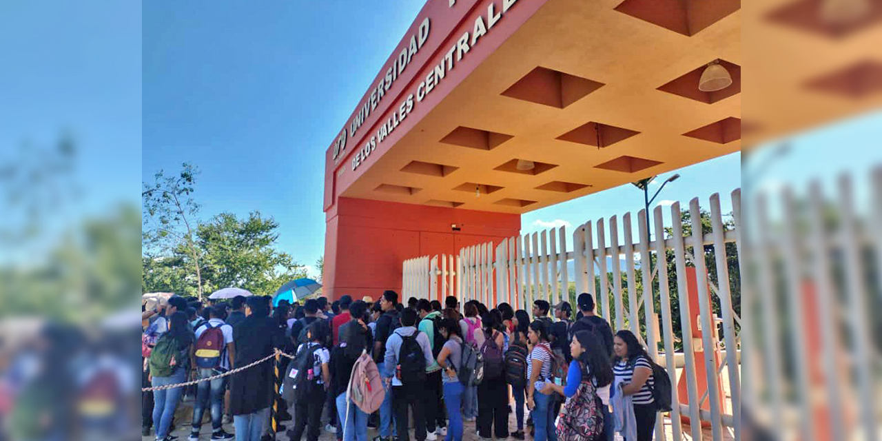 Foto: cortesía / Más de mil 500 estudiantes de la Universidad Tecnológica de los Valles Centrales de Oaxaca, de nuevo sin clases.