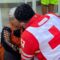 Mari C.l., fue llevada en una ambulancia de la Cruz Roja Mexicana a un hospital.