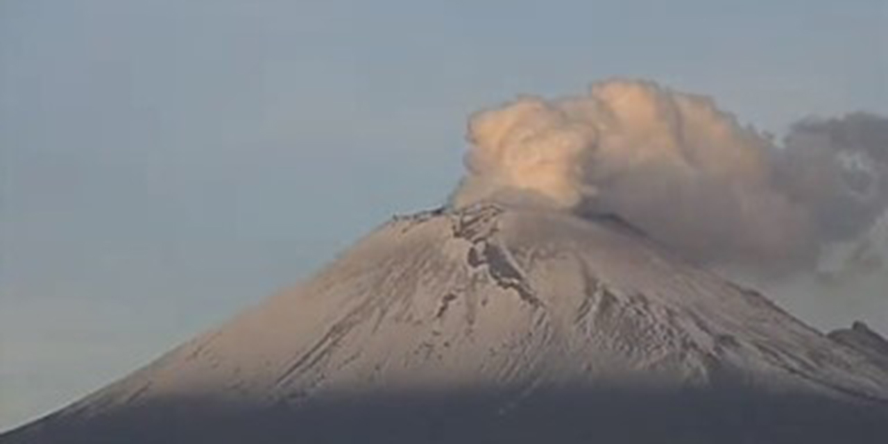 VIDEO: Explosión en Volcán Popocatépetl se observa la mañana del jueves | El Imparcial de Oaxaca