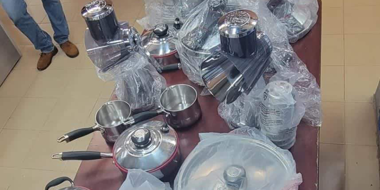 Recuperan utensilios  de cocina robados  a Royal Prestige | El Imparcial de Oaxaca