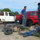 Aparatoso accidente en Salina Cruz