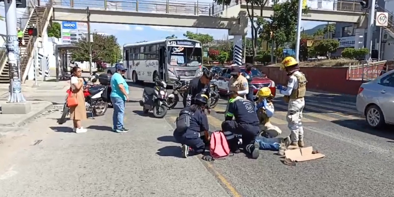 Arrolla a motociclista en la Cristóbal Colón | El Imparcial de Oaxaca