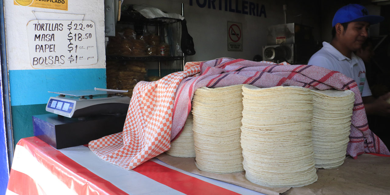 Un peso, el costo  por tortilla de máquina en Oaxaca | El Imparcial de Oaxaca