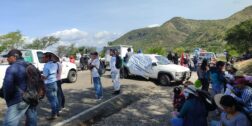 Foto: Igavec // Agencias de Dinicuiti bloquean la carretera 190; exigen asignación de recursos para obras.