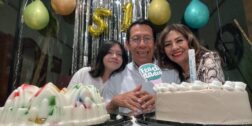 Eduardo Franco Jiménez celebró su cumpleaños en su hogar, al lado de sus seres queridos.