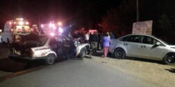 El accidente en el que estuvieron involucrados un Nissan y un Focus ocurrió en la Carretera Federal 190.