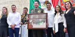 Foto: Congreso de Oaxaca // El reconocimiento del Congreso de Oaxaca a la lealtad y patriotismo del Colegio Militar.