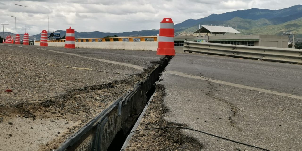 Puente elevado de Tlalixtac,  afectado por sismo de 6.0  | El Imparcial de Oaxaca