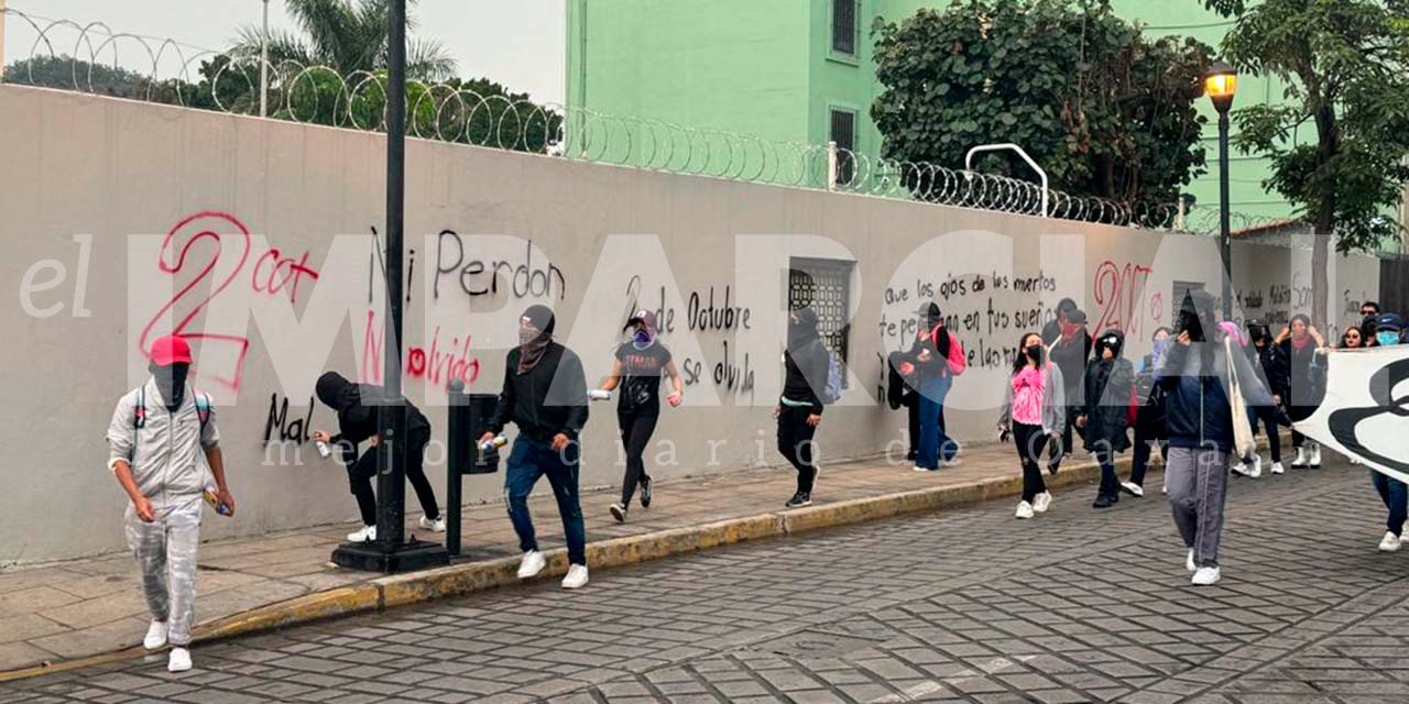 Caos en la Ciudad de Oaxaca por el 2 de octubre | El Imparcial de Oaxaca
