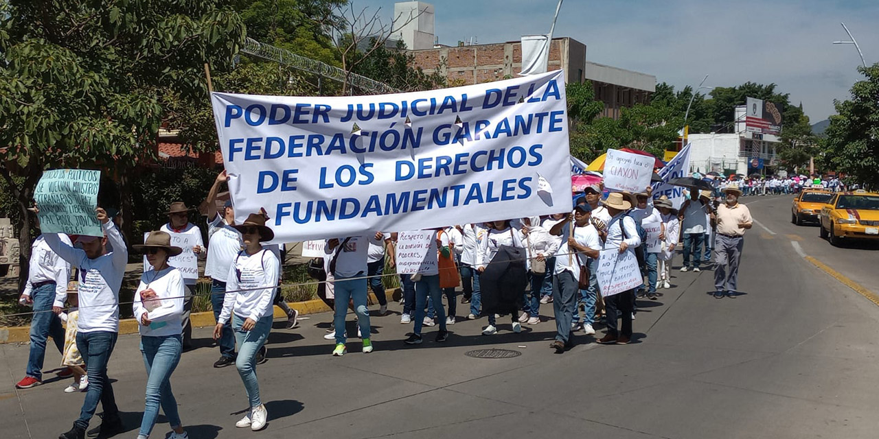 Protestan en Oaxaca contra la extinción de 13 fideicomisos del Poder Judicial | El Imparcial de Oaxaca