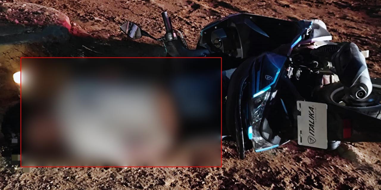 Identifican a motociclista muerto en Zaachila
