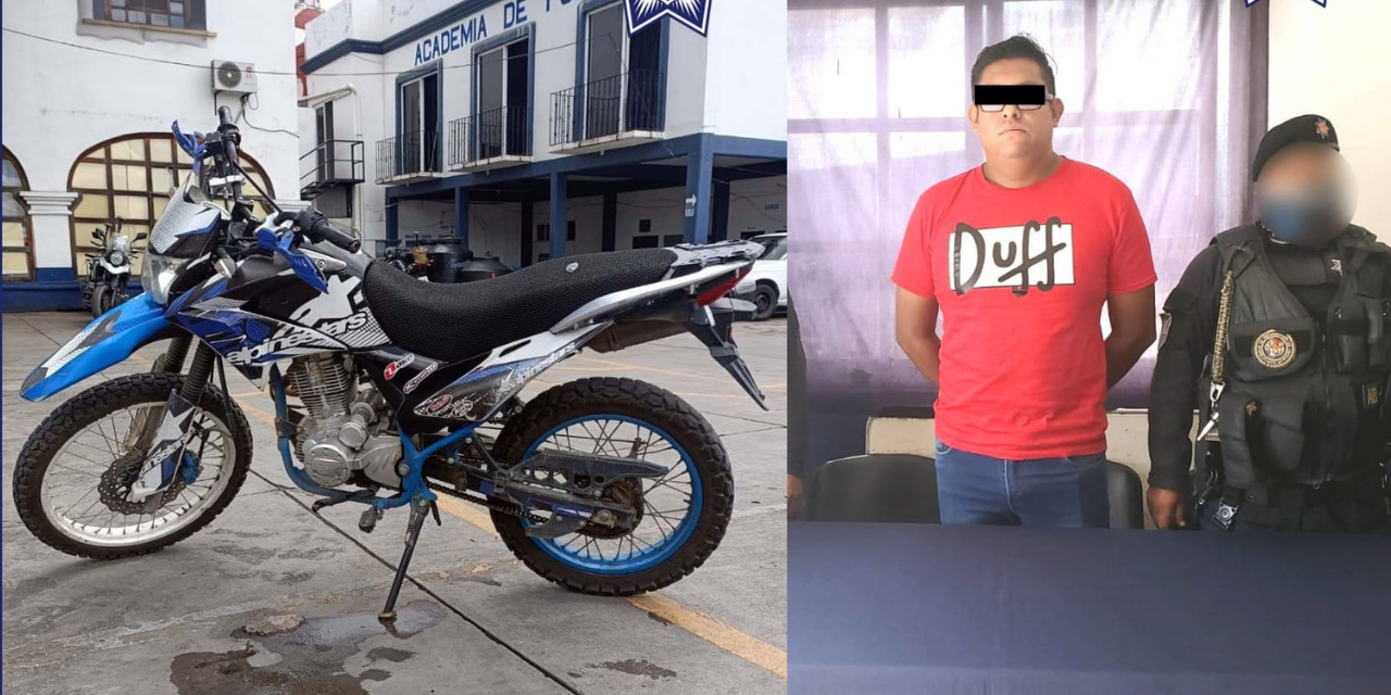 Detenido por conducir motocicleta robada en Riberas del Atoyac | El Imparcial de Oaxaca
