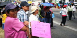 Foto: Luis Cruz / Para el gobierno las movilización y exigencia tiene fines políticos.
