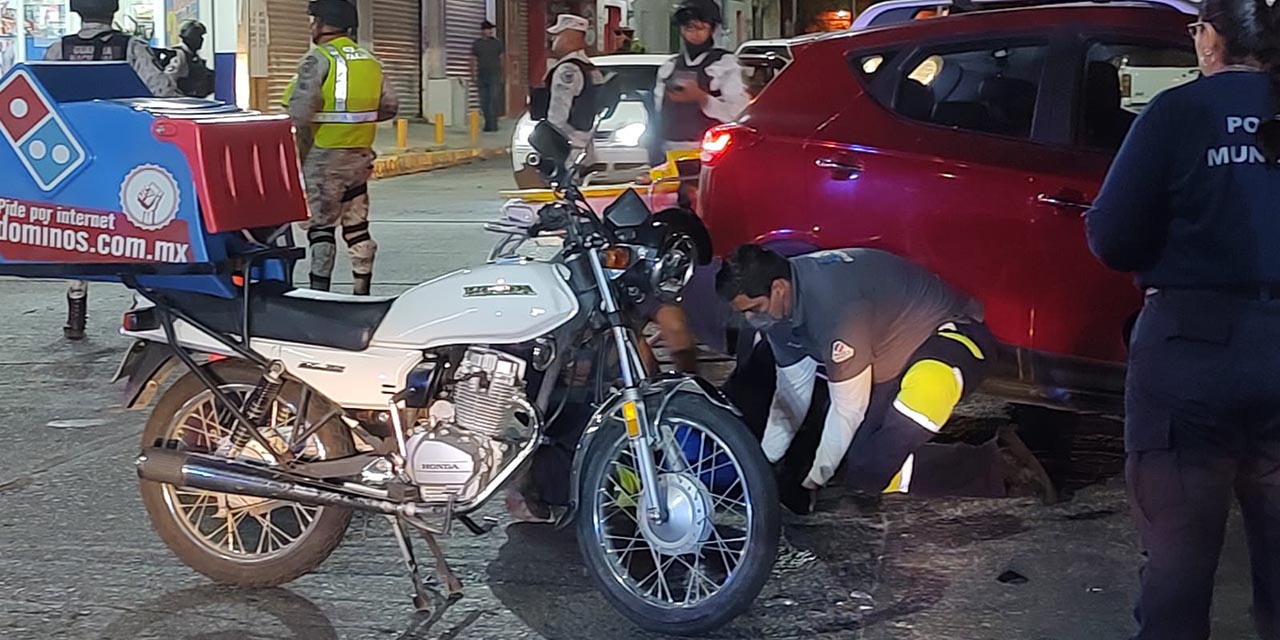 Percance vial en Salina Cruz deja una persona lesionada | El Imparcial de Oaxaca