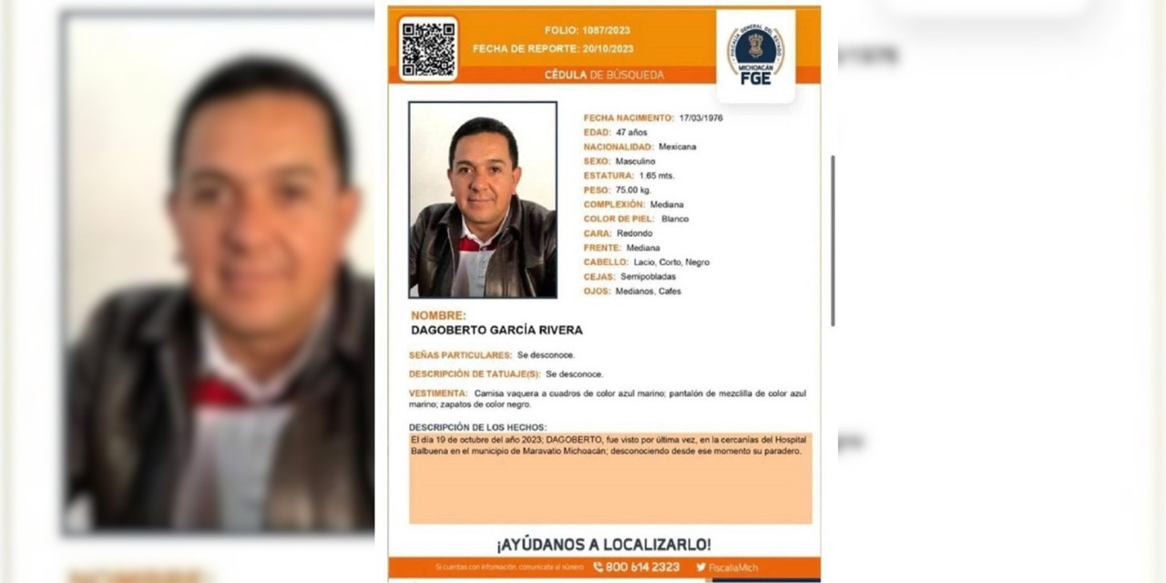 Desaparece líder de Morena en Maravatío, Michoacán | El Imparcial de Oaxaca