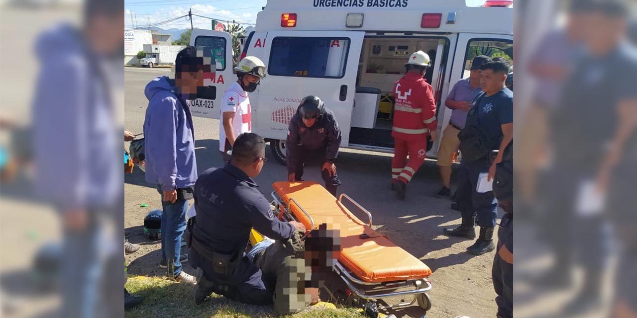 Al apoyo arribaron paramédicos de Cruz Roja Mexica.